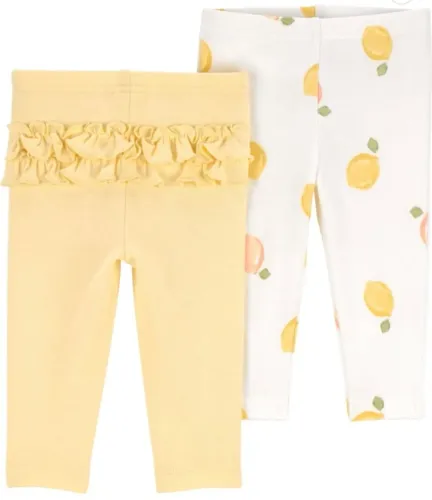 kit 2 Calças Carters tamanhos RN, 0-3 e 6-9 meses importadas (Novas)