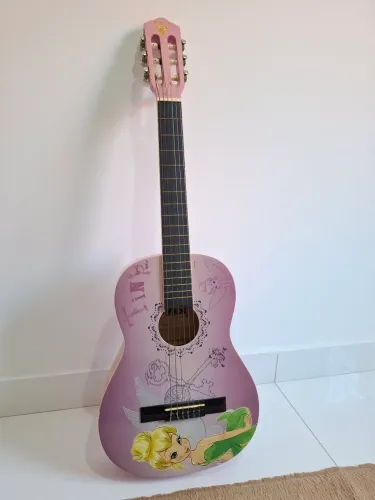 Violão Juvenil Tinker Bell Acústico Disney