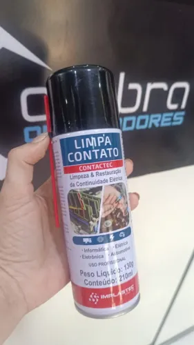 Limpa Contato Spray Contactec 130g/210ml - Implastec Loja Coimbra Computadores Entregamos