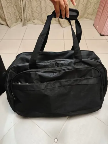 Bolsa viagem em lona tamanho médio 