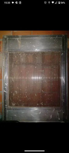 Vende se porta de alumínio com vidro 80 largura
