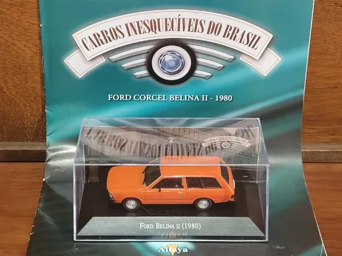 Ford Belina II 1980 - Coleção Carros Inesquecíveis Do Brasil - Carrinho Miniatura 1/43