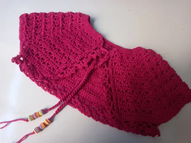 Bolero de croché infantil