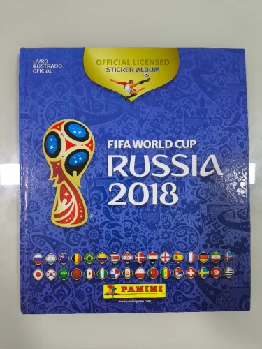 Álbum Oficial Copa do Álbum Oficial Copa do Mundo Rússia 2018 Panini Capa Dura Completo
