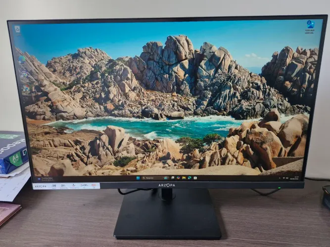 Monitor IPS, Quad HD, 180hz, 27p, Arzopa. Semi novo. Com garantia.