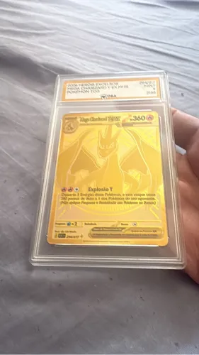 Charizard y gold graduado