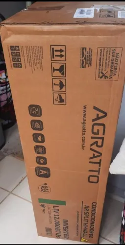 Ar condicionado Agratto 12mil BTUs novo!