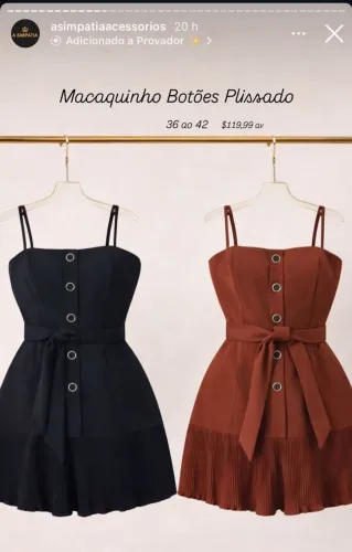 Vestido macaquinho