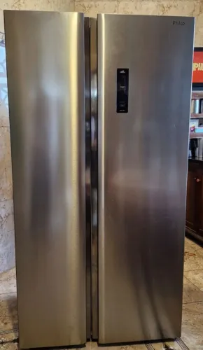 Geladeira SIDE BY SIDE.... INOX....marca PHILCO 487 L 110wa