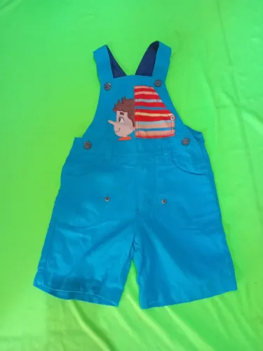 Jardineira jeans infantil menino macacão masculino (1, 2 e 3 aninhos).
