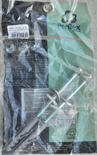 Parafuso galvanizado Tanque/Bacia 6.4 X 120 MM B12 (par) - Perflex 