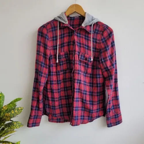 camisa xadrez feminina | veste: m | blue steel | arraial | festa junina