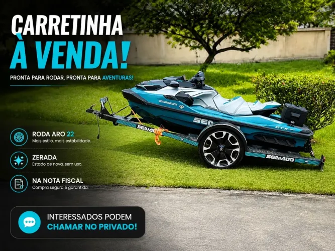 Vendo Carretinha Jet Sky Zerada