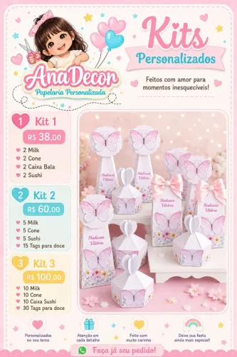 Lembrancinhas Personalizadas / decoração mini festa nas mesa 