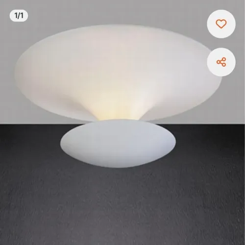 Luminária Estilo Cogumelo