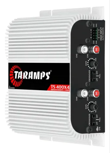 Nova Taramps TS400x4 com entrada alta e RCA