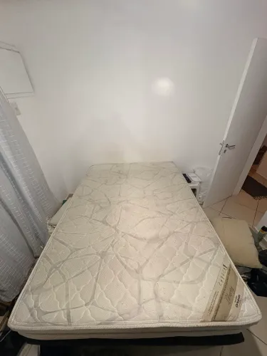 Cama casal box baú ORTOBOM + colchão 