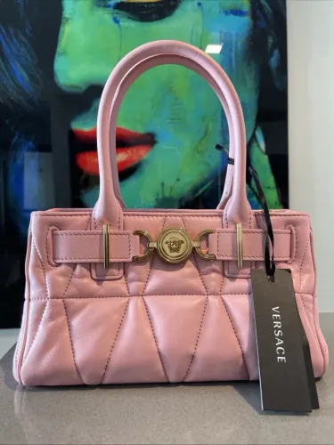 Versace Medusa ?95 Small Quilted Top Handle Bag - ROSINHA