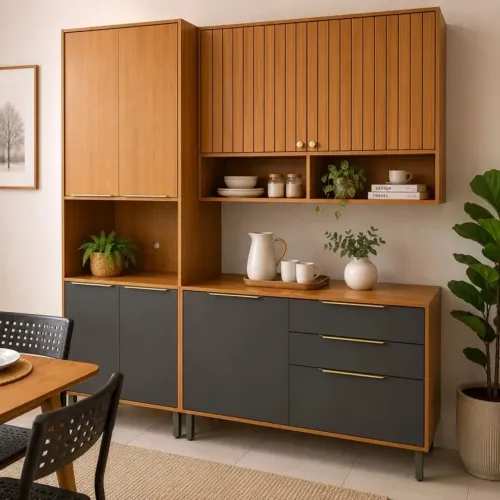 Cozinha Compacta 3 Peças MDF ( entrega grátis)
