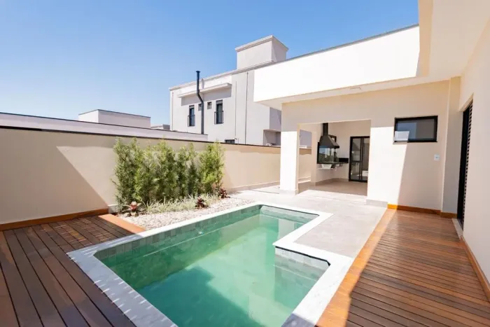 Casa à venda em Valinhos, Condomínio Residencial Mont Alcino, com 3 suítes, com 182 m²