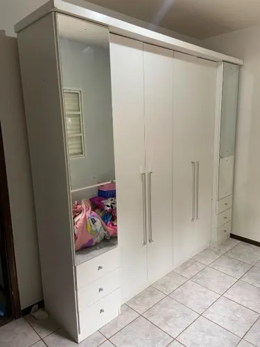 Guarda-roupa de casal 6 portas MDF 250x230x55
