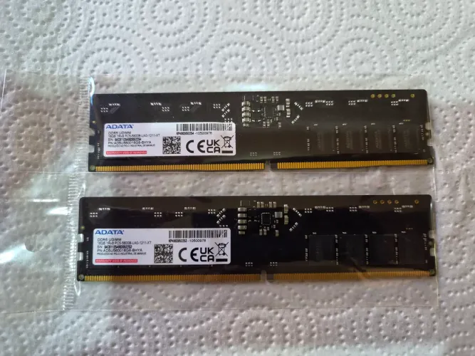 Memória DDR5 AData 16gb 5600Mhz (2 Unidades)