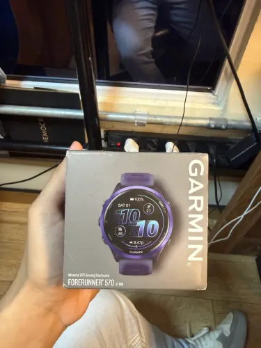 Garmin forerunner 570 47MM violeta escuro novo caixa lacrada