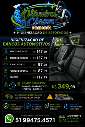 estetica automotiva higienização interna