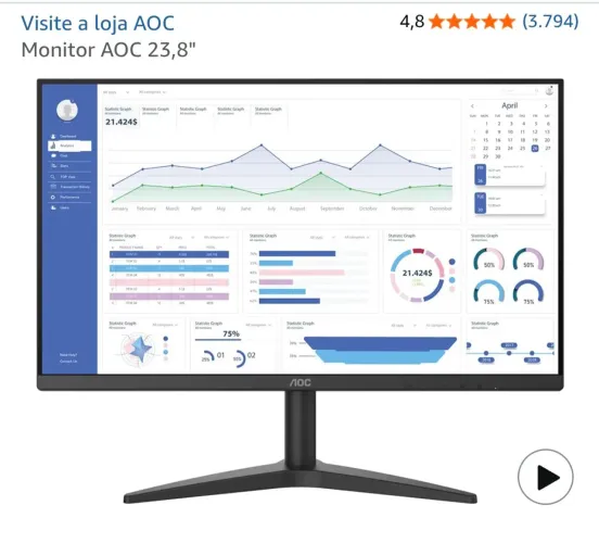 Monitor Aoc 23 polegadas