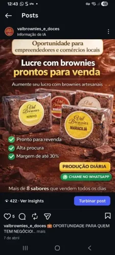 BROWNIE PARA REVENDA (3,80)