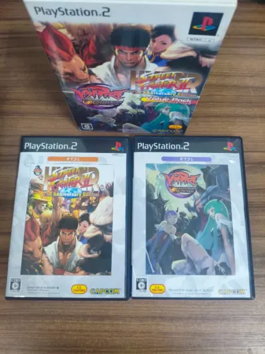 Hyper Street Fighter II e Vampire Darkstalkers - Versão Japonesa
