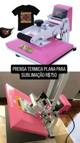 Prensa sublimação