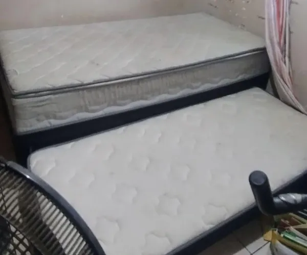 Cama box solteirão com auxiliar