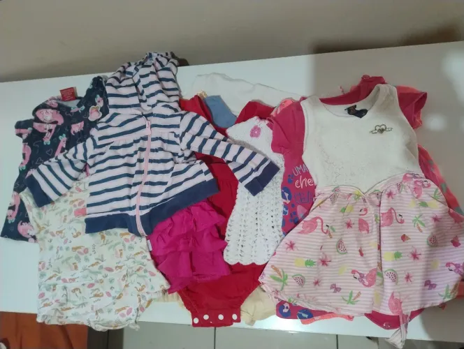 Lotinho roupas bebê menina M/G