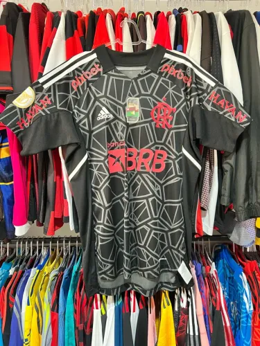 CAMISA FLAMENGO ADIDAS PRETA 2022