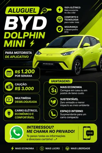 ALUGUEL DE CARRO ELÉTRICO