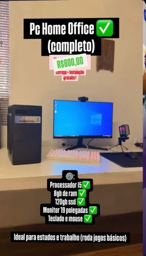 Setup Pc completo de entrada
