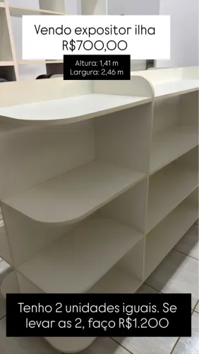Expositor ilha para loja