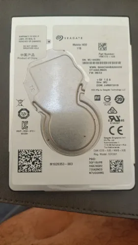 HD Original Xbox One S 1TB Seagate - Funcionando 100%