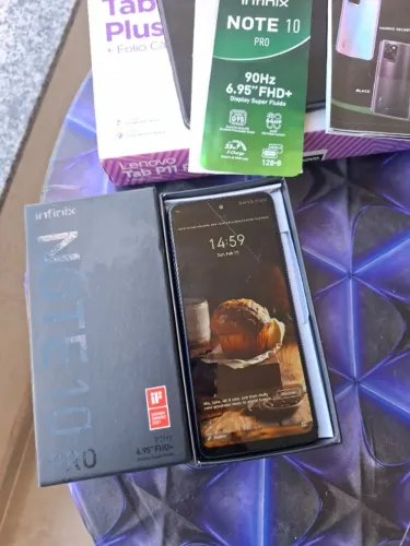 Infinix Note 10 Pro 128GB ? Tela Quebrada ? Funciona Normal ? Sem Carregador