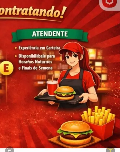 Vaga de Caixa/Atendente de loja de conveniência