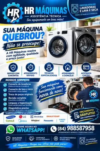 Consertos de máquina de lavar