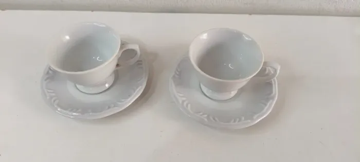 Kit de Chicaras de Porcelana Schimidt Vintage
