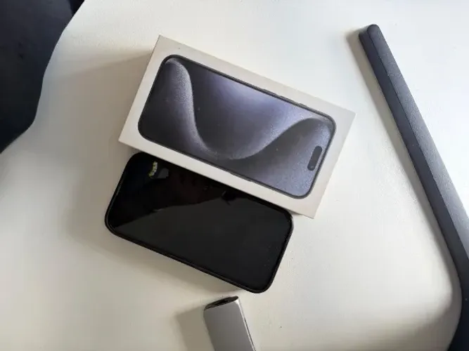 iPhone 15 Pro 256Gb Titan blue - Seminovo