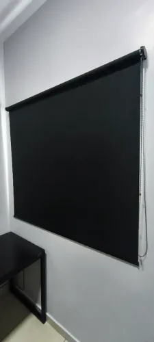 Cortina Rolo Blackout De Medida 1,40x1,40<br><br>Blecaute 0% Luz