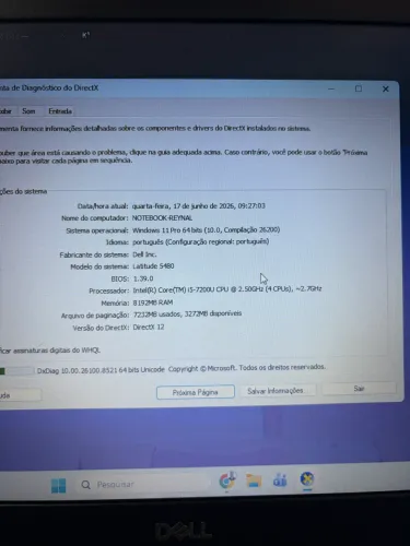 Notebook Dell 