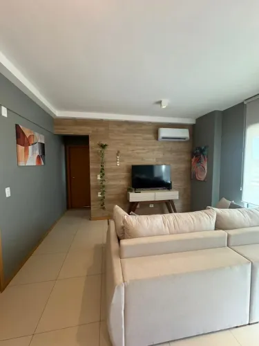 Apto Ed Acqua Marine 78m² - 2 Suites, Mobiliado