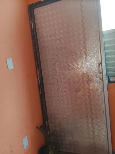 Portão de ferro com alumínio