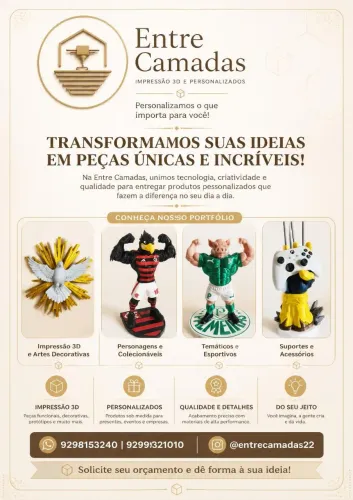 Decoração e personalizados 3D