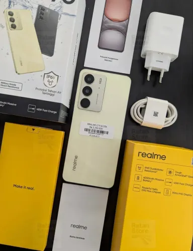 Celular Realme C75 5G 256GB 8GB RAM Com Nfc Tela 6,72 256GB Preto Dourado Lacrado